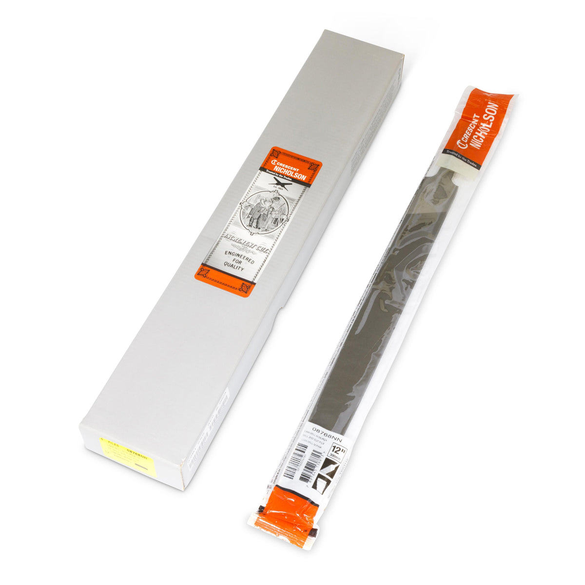 Nicholson 08768NN 12" Mill Single Cut Second File