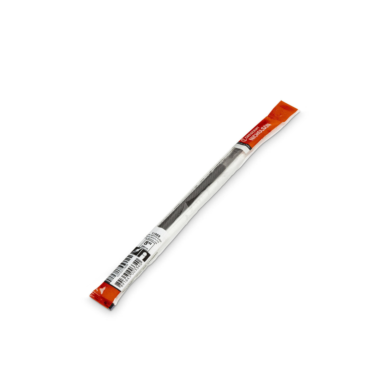 Nicholson 11969 8" Round Single Cut Smooth File