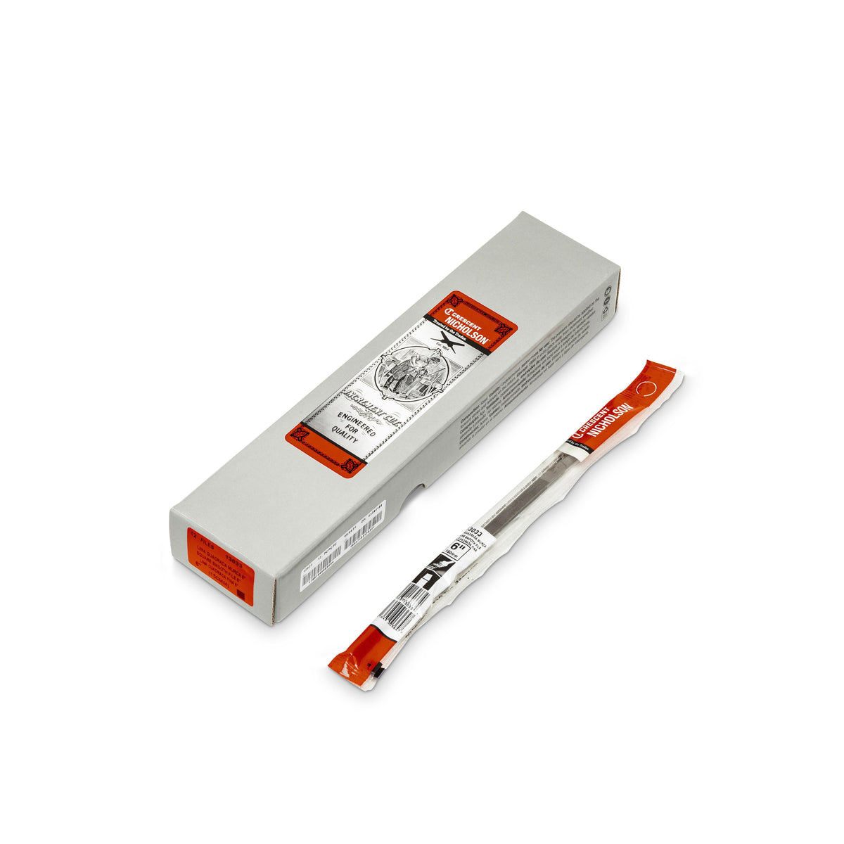 Nicholson 13033 6" Square Double Cut Smooth File