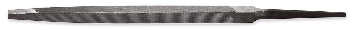 Nicholson 21874NNB 6" Triangle Single Cut Double Extra Slim Taper File - Carded