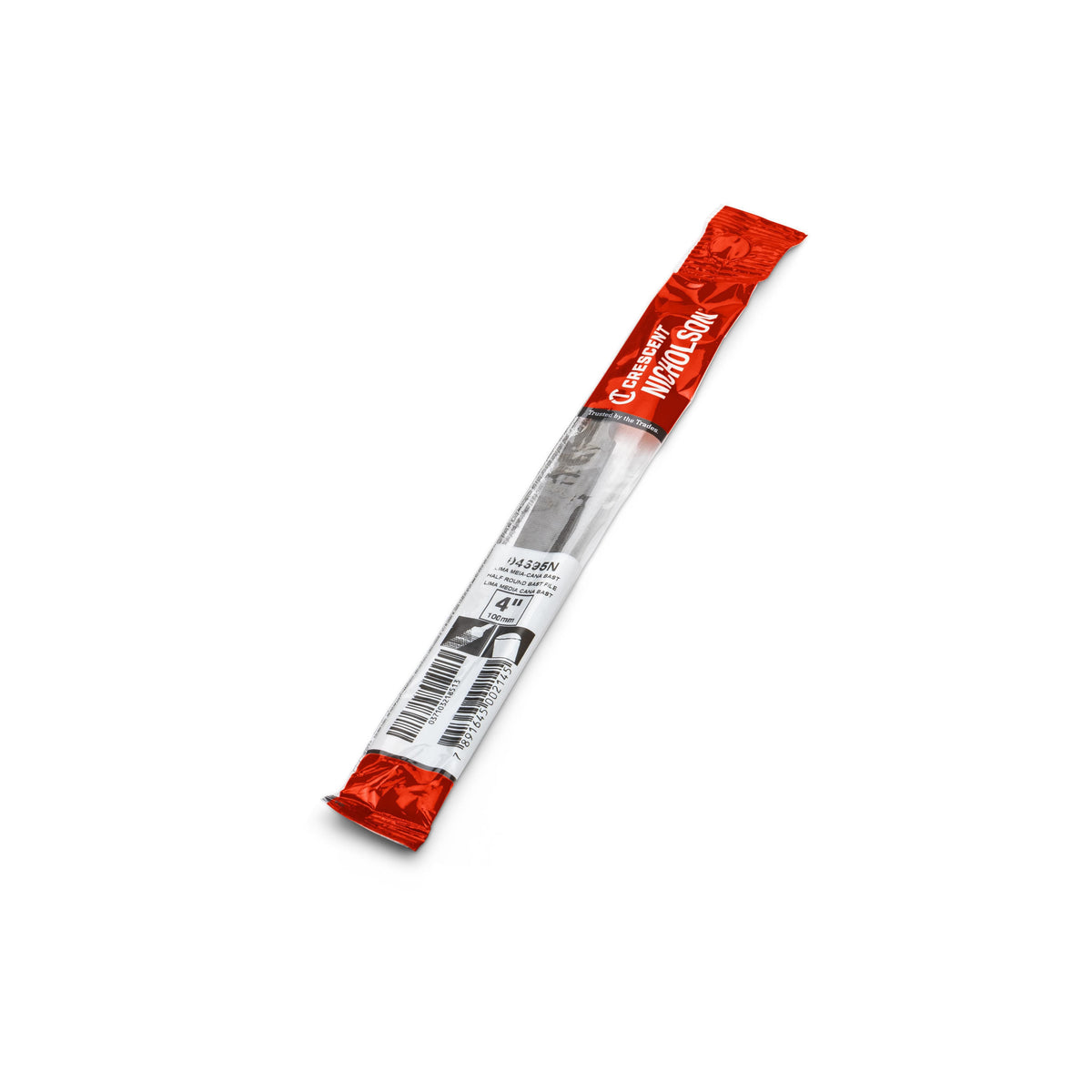 Nicholson 04695N 4" Half Round Double Cut Bastard File - Boxed