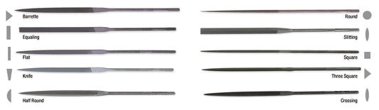 Nicholson 37029 12 Piece 4" 0 Cut File Assortment