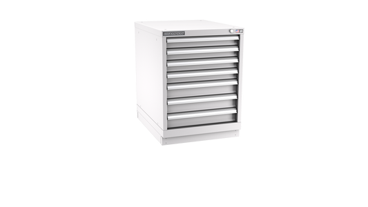Champion Tool Storage NW1200-0701-ILC-FTB-LG 7-Drawer Standard Depth Modular Cabinet NW0701 | 22-3/16"W x 29-7/8"H x 28-1/2"D, Light Gray