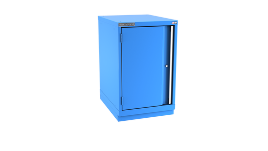 Champion Tool Storage NWS1500-FDIL-FTB-BB 1-Door Shallow Depth Modular Cabinet NWS1500 | 22-3/16"W x 35-7/8"H x 22-1/2"D, Bright Blue