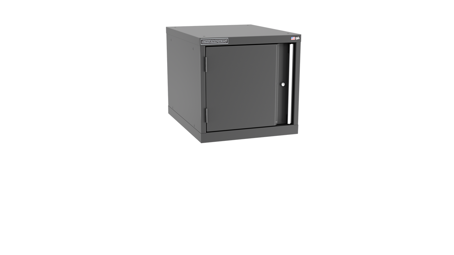 Champion Tool Storage NWS900-FDIL-DG 1-Door Shallow Depth Modular Cabinet NWS900 | 22-3/16"W x 21-5/8"H x 22-1/2"D, Dark Gray