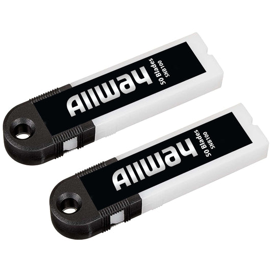 Allway SNB100 9mm Carbon-Steel Snap Off Blades, 100-Pack