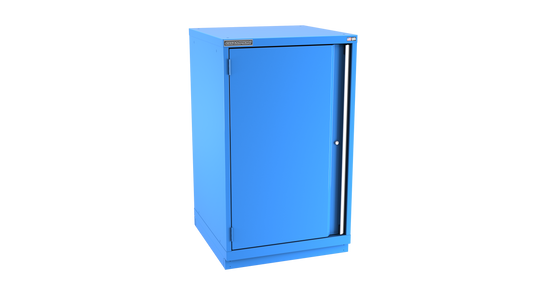 Champion Tool Storage SW2100-FDIL-FTB-BB 1-Door Standard Depth Modular Cabinet SW2100 | 28-1/4"W x 45-1/4"H x 28-1/2"D, Bright Blue
