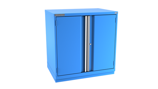 Champion Tool Storage SWP1800-2FDIL-FTB-BB 2-Door Standard Depth Modular Cabinet SWP1800 | 40-1/4"W x 41-3/4"H x 28-1/2"D, Bright Blue