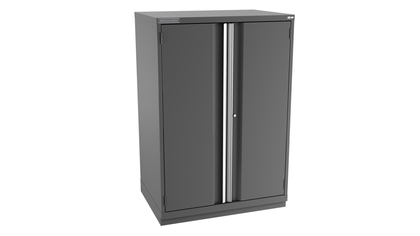 Champion Tool Storage SWP2700-2FDIL-FTB-DG 2-Door Standard Depth Modular Cabinet SWP2700 | 40-1/4"W x 59-1/2"H x 28-1/2"D, Dark Gray