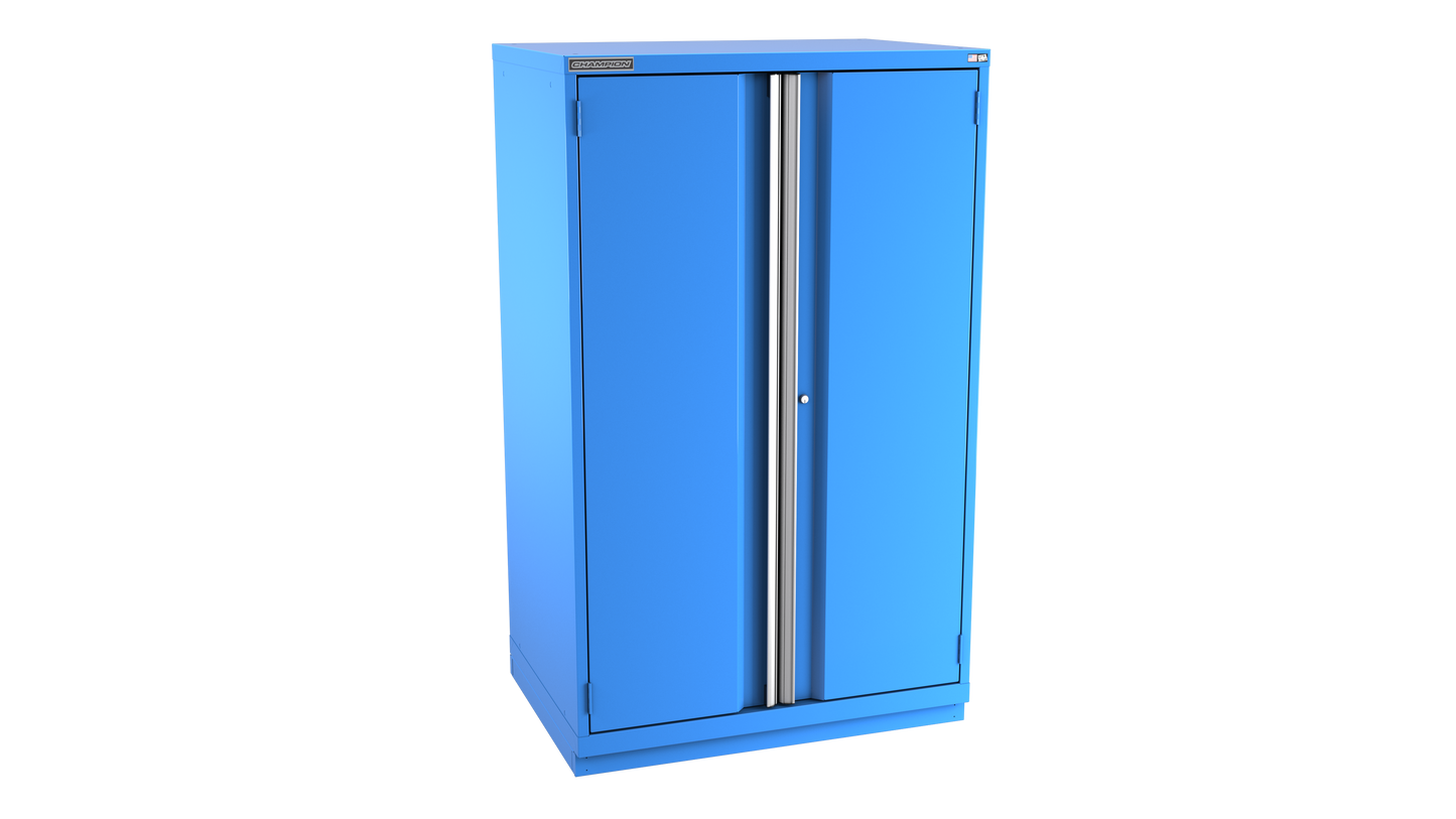 Champion Tool Storage SWP3050-2FDIL-FTB-BB 2-Door Standard Depth Modular Cabinet SWP3050 | 40-1/4"W x 66-3/8"H x 28-1/2"D, Bright Blue