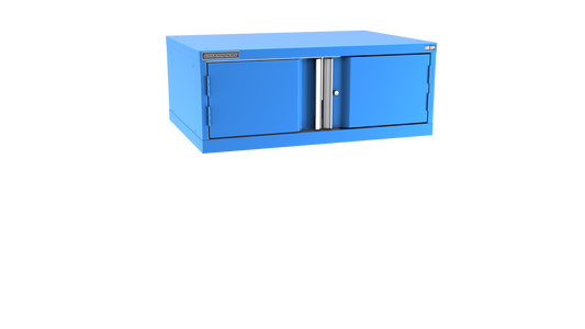 Champion Tool Storage SWP600-2FDIL-BB 2-Door Standard Depth Modular Cabinet SWP600 | 40-1/4"W x 15-3/4"H x 28-1/2"D, Bright Blue