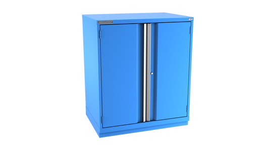 Champion Tool Storage SWPS2100-2FDIL-FTB-BB 2-Door Shallow Depth Modular Cabinet SWPS2100 | 40-1/4"W x 45-1/4"H x 22-1/2"D, Bright Blue