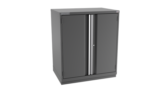 Champion Tool Storage SWPS2100-2FDIL-FTB-DG 2-Door Shallow Depth Modular Cabinet SWPS2100 | 40-1/4"W x 45-1/4"H x 22-1/2"D, Dark Gray