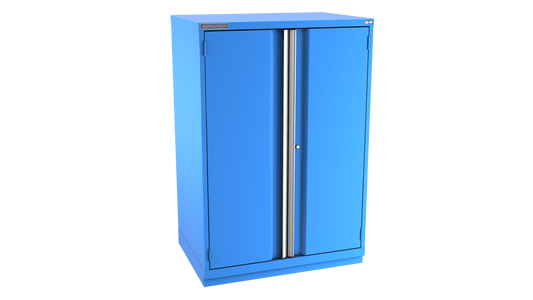Champion Tool Storage SWPS2700-2FDIL-FTB-BB 2-Door Shallow Depth Modular Cabinet SWPS2700 | 40-1/4"W x 59-1/2"H x 22-1/2"D, Bright Blue