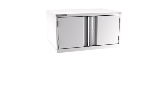 Champion Tool Storage SWPS900-2FDIL-LG 2-Door Shallow Depth Modular Cabinet SWPS900 | 40-1/4"W x 21-5/8"H x 22-1/2"D, Light Gray