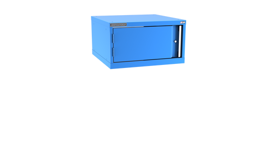 Champion Tool Storage SWS600-FDIL-BB 1-Door Shallow Depth Modular Cabinet SWS600 | 28-1/4"W x 15-3/4"H x 22-1/2"D, Bright Blue