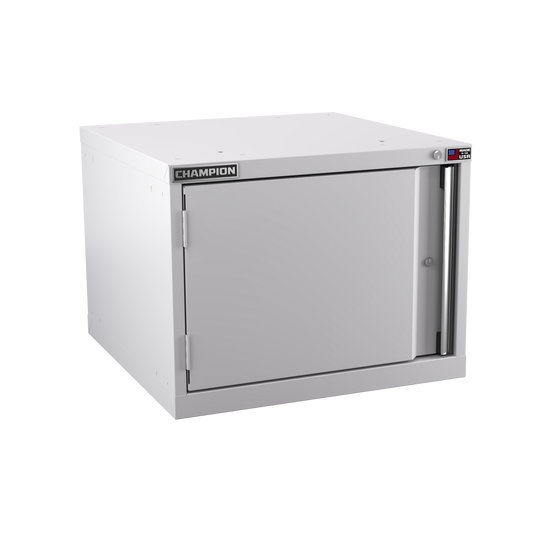 Champion Tool Storage SWS900-FDIL-LG 1-Door Shallow Depth Modular Cabinet SWS900 | 28-1/4"W x 21-5/8"H x 22-1/2"D, Light Gray