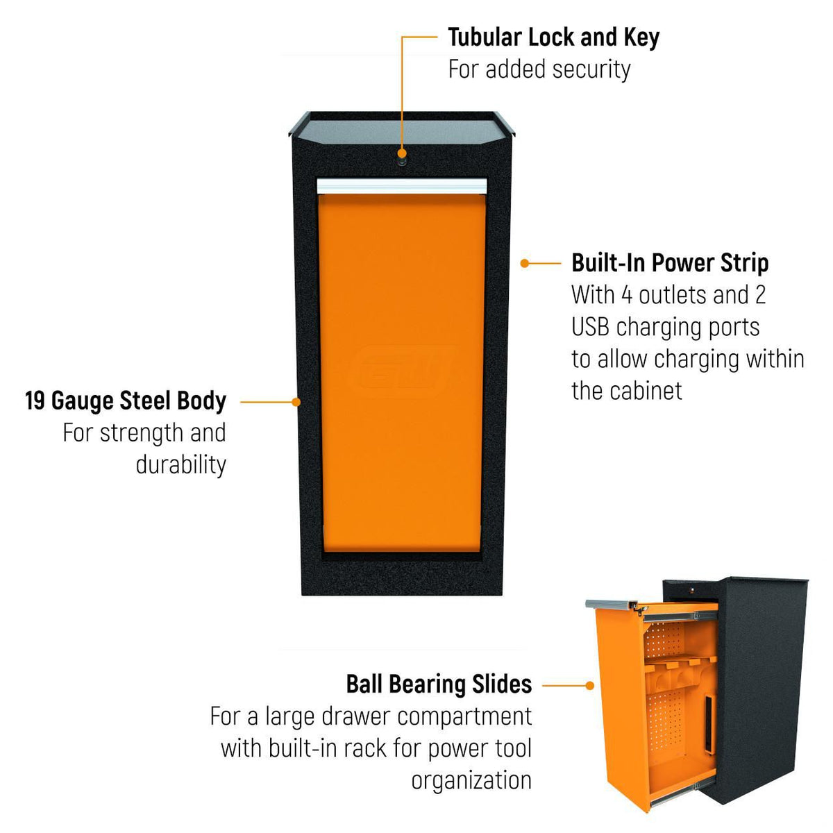 Gearwrench 83247SL 15" Side Locker for Rolling Tool Cabinet