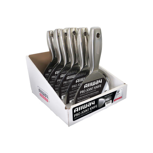 Allway UX6F-DSP 14-Piece 6" Stainless-Steel Joint Knife Display