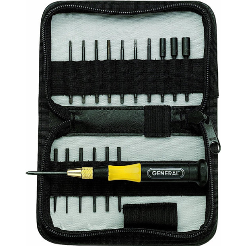 General Tools 63518 18-Piece Precision Screwdriver Set With T5 Torx Blade