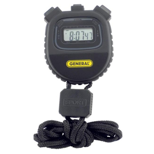 General Tools SW100A Multi-Function Black Stopwatch