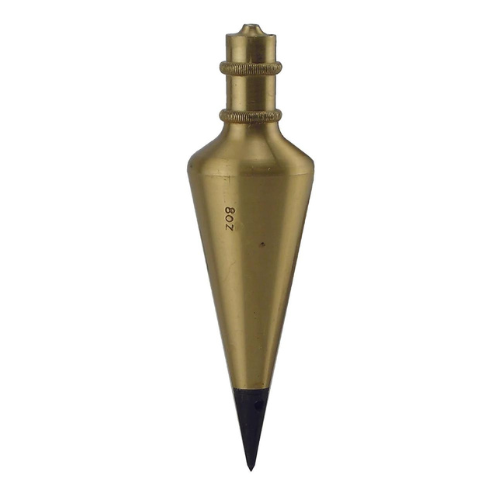 General Tools 800-8 8 Oz. Brass Plumb Bob