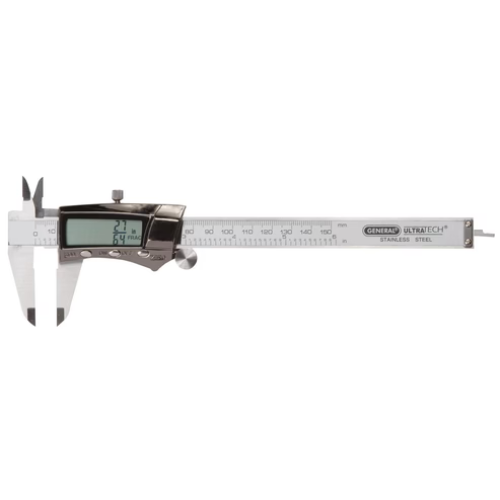 General Tools 147 Digital Fractional Caliper With Extra-Large Lcd Screen