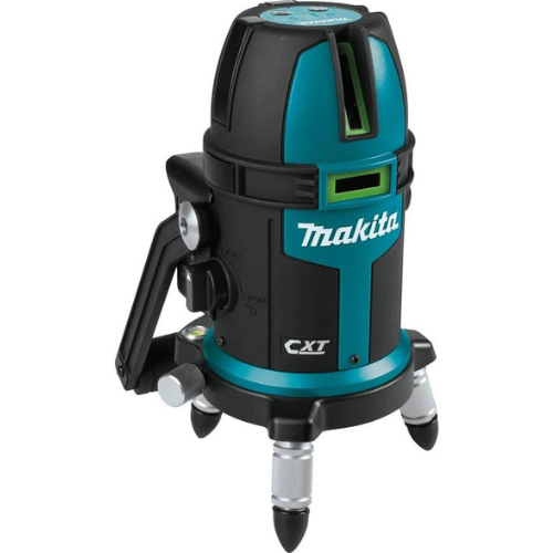 Makita SK209GDZ 12V max CXT® Lithium‑Ion Cordless Self‑Leveling Multi‑Line/Plumb Point Green Beam Laser, Tool Only