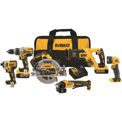 Dewalt DCK695P2 20V Max* Xr® Brushless Cordless 6-Tool Combo Kit