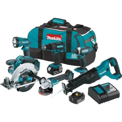 Makita XT610 18V LXT® Lithium‑Ion Cordless 6‑Pc. Combo Kit (3.0Ah)