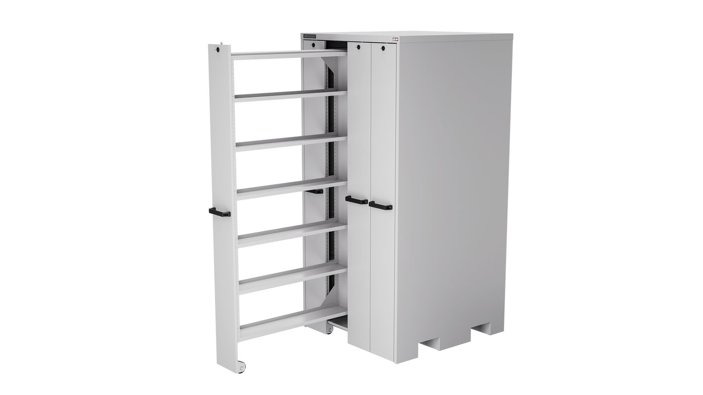 Champion Tool Storage VSC05-LG 4-Drawer Standard Depth Vertical Storage Cabinet VSC05 | 40"W x 84"H x 41"D, Light Gray