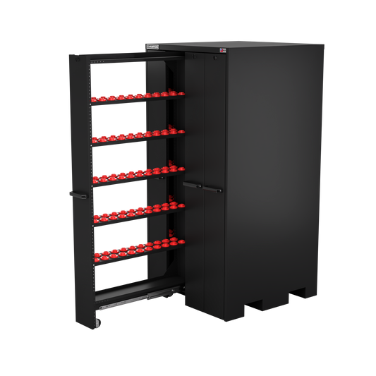 Champion Tool Storage VSC30-BK 4-Drawer Standard Depth Vertical Storage Cabinet VSC30 | 40"W x 84"H x 41"D, Satin Black