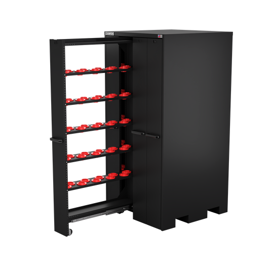 Champion Tool Storage VSC50-BK 4-Drawer Standard Depth Vertical Storage Cabinet VSC50 | 40"W x 84"H x 41"D, Satin Black