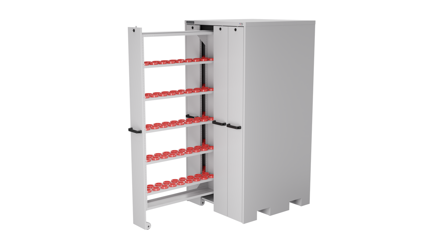 Champion Tool Storage VSCH63-LG 4-Drawer Standard Depth Vertical Storage Cabinet VSCH63 | 40"W x 84"H x 41"D, Light Gray
