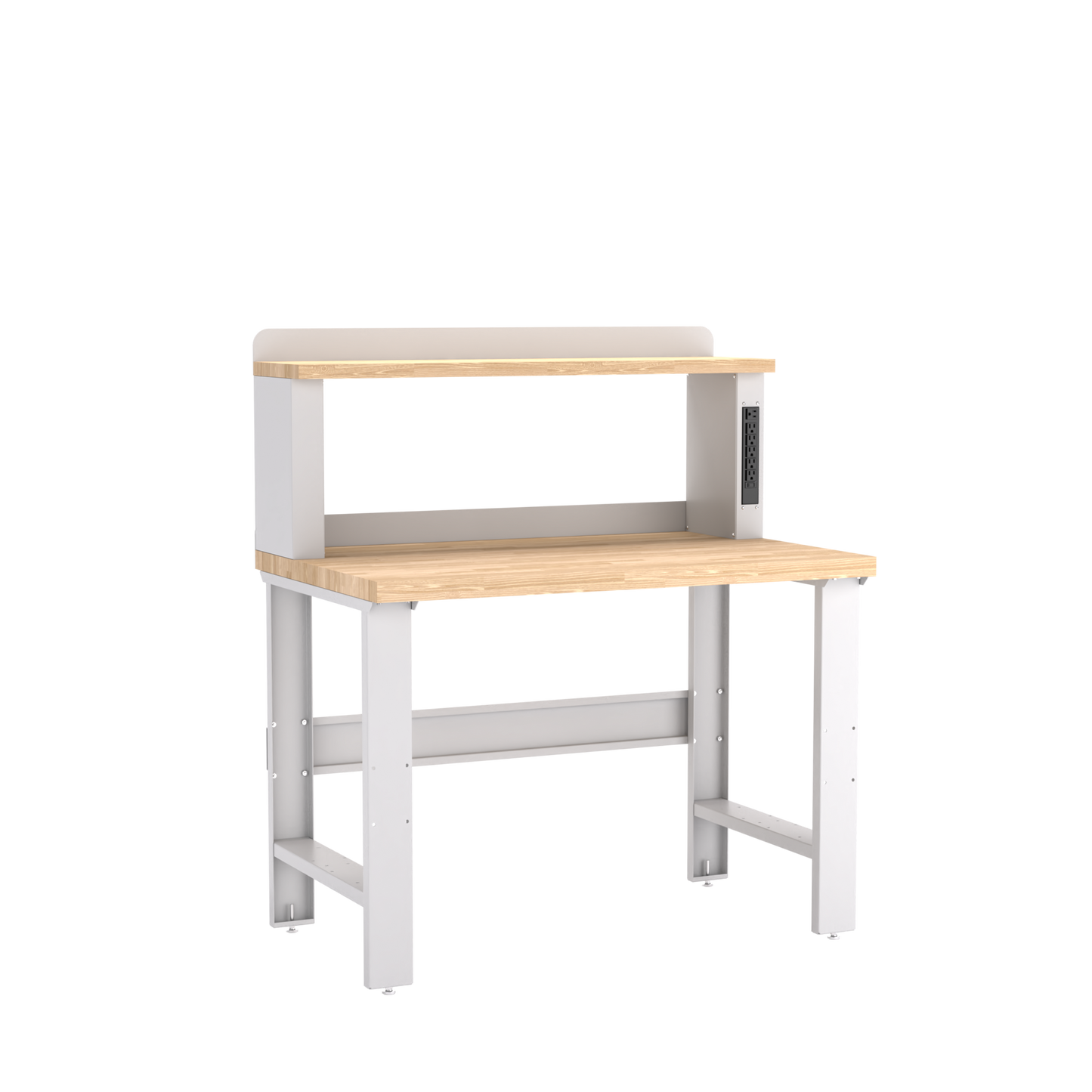 Champion Tool Storage WB002-B4830-LG Workbench, 12" Power Riser WB002 | 48"W x 35-1/4"H x 30"D, Light Gray