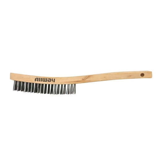 Allway WB319/SS Long Wood Handle Wire Brush