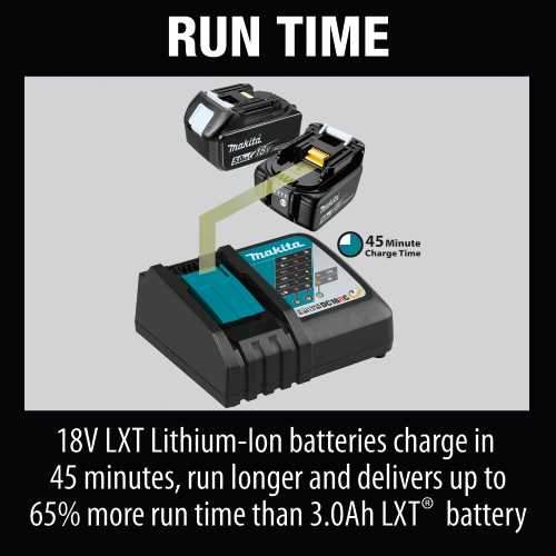 Makita XAD05T 18V LXT® Lithium‑Ion Brushless Cordless 1/2" Right Angle Drill Kit (5.0Ah)