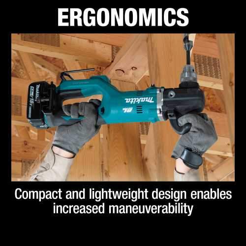 Makita XAD05T 18V LXT® Lithium‑Ion Brushless Cordless 1/2" Right Angle Drill Kit (5.0Ah)
