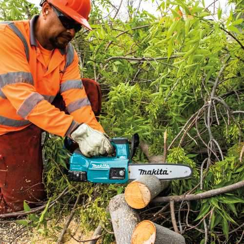 Makita XCU10SM1 18V LXT® Lithium‑Ion Brushless Cordless 12" Top Handle Chain Saw Kit (4.0 Ah)