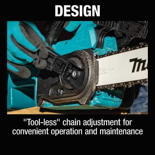 Makita XCU11Z 18V LXT® Lithium‑Ion Brushless Cordless 14" Chain Saw, Tool Only