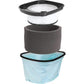 Makita XCV22ZU 36V (18V X2) LXT® Brushless 2.1 Gallon HEPA Filter Dry Dust Extractor/Vacuum, AWS®, Tool Only