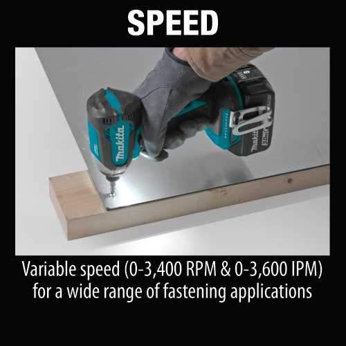 Makita XDT131 18V LXT® Lithium‑Ion Brushless Cordless Impact Driver Kit (3.0Ah)