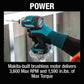 Makita XDT19Z 18V LXT® Lithium‑Ion Brushless Cordless Quick‑Shift Mode™ 4‑Speed Impact Driver, Tool Only