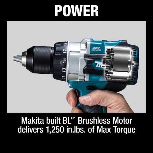 Makita XFD14T 18V LXT® Lithium‑Ion Brushless Cordless 1/2" Driver‑Drill Kit (5.0Ah)