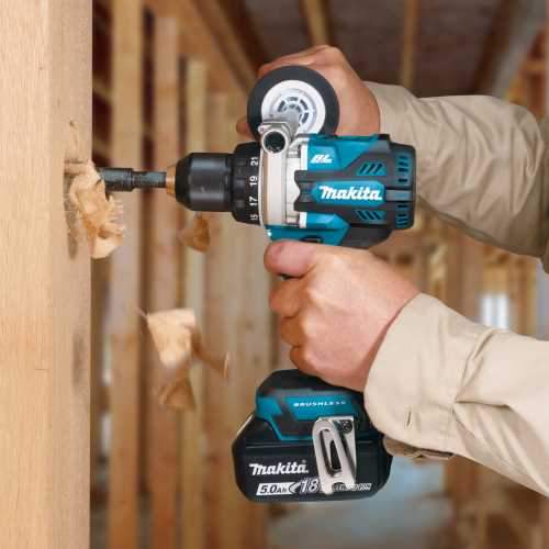Makita XFD14T 18V LXT® Lithium‑Ion Brushless Cordless 1/2" Driver‑Drill Kit (5.0Ah)