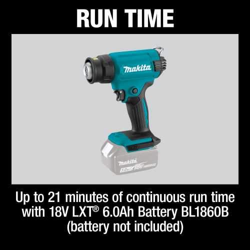 Makita XGH01ZK 18V LXT® Lithium‑Ion Cordless Heat Gun, Tool Only