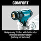 Makita XGH02ZK 18V LXT® Lithium‑Ion Cordless Variable Temperature Heat Gun, Tool Only