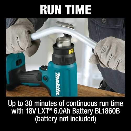 Makita XGH02ZK 18V LXT® Lithium‑Ion Cordless Variable Temperature Heat Gun, Tool Only