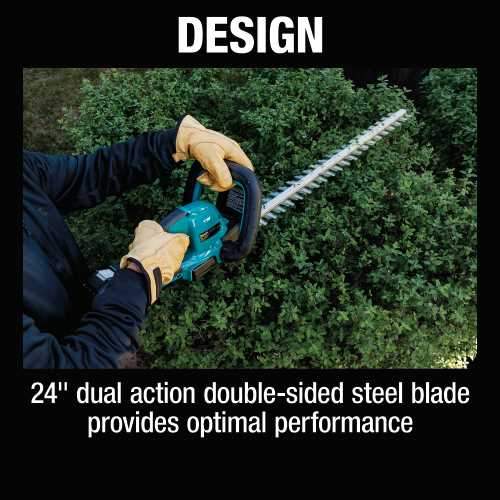 Makita XHU09M1 18V LXT® Lithium‑Ion Brushless Cordless 24" Hedge Trimmer Kit (4.0Ah)