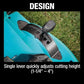 Makita XML10CM1 36V (18V X2) LXT® 21" Lawn Mower Kit with 4 Batteries (4.0Ah)